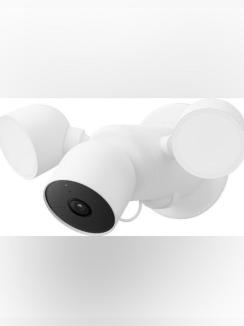 NEW Google Nest GA02411-US Wired Camera with Floodlight White
